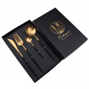 JOGO DE TALHERES INOX 4PCS