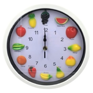 RELÓGIO DE PAREDE FRUTA