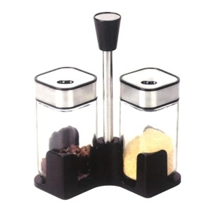 JOGO DE SALEIRO VIDRO