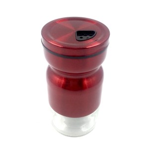 PORTA CONDIMENTO INOX VERMELHO 5PCS